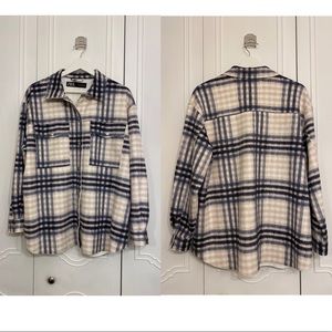Zara woman outwear jacket bomber shirt size S